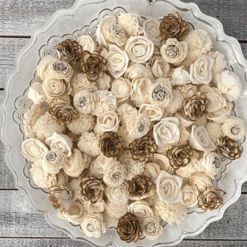 Assorted Mini Sola Wood Flowers