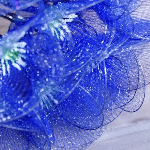 Blue Poppy Net Flower Stick