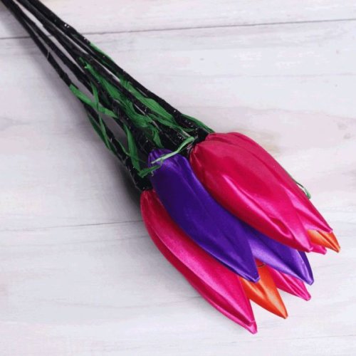Handmade Silk Lotus Flower Stick