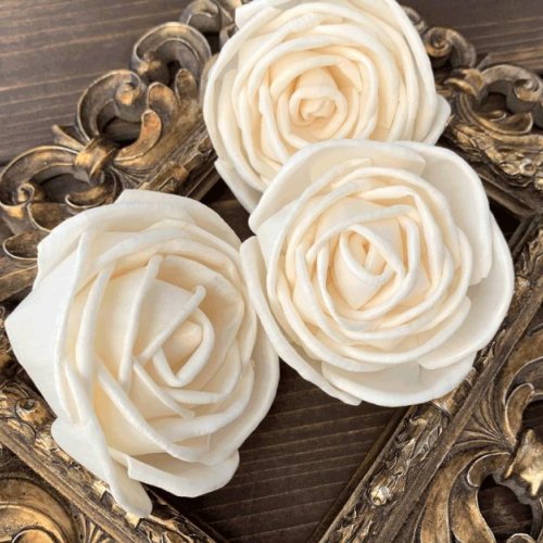 Tecksoi Bird Rose Sola Wood Flower