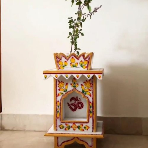 Decorative Marble Tulsi Stand