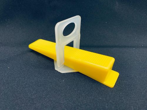 Yellow PVC Tile Leveling Wedge