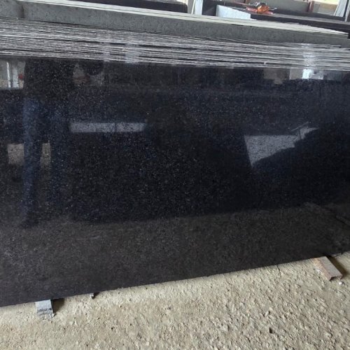 R Black Granite Slab