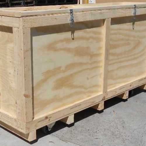 Rectangular Industrial Plywood Box
