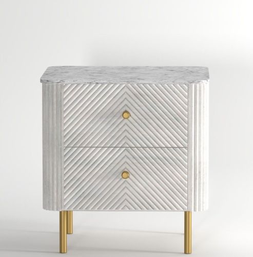 2 Drawer Stira Wooden Bedside