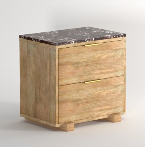 2 Drawer Verona Wooden Bedside