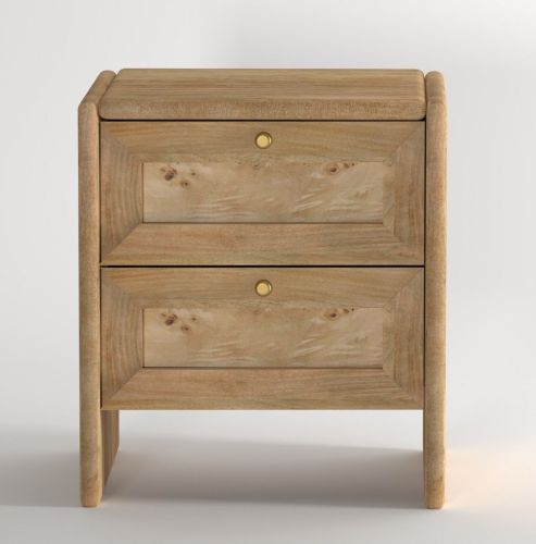 2 Drawer Verve Wooden Bedside
