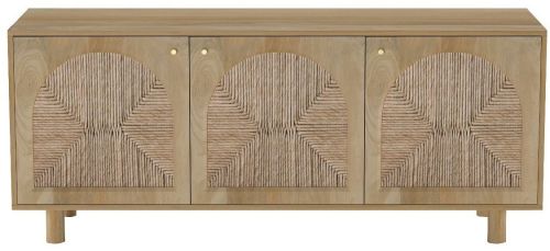 3 Door Safari Wooden Sideboard