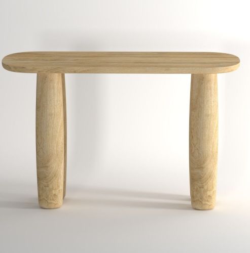 Boulder Wooden Console
