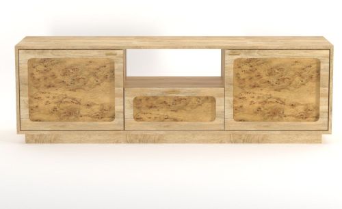 Burlen Wooden TV Unit