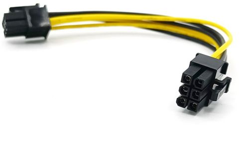 Dual 6 Pin Power Supply Cable for Control Board