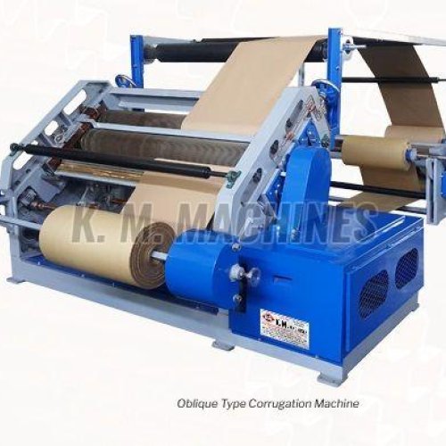 Oblique Type Corrugation Machine
