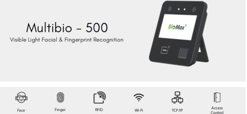 Multibio 500 Visible Light Face Recognition Device