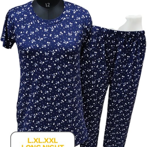 Printed Long Night Suits