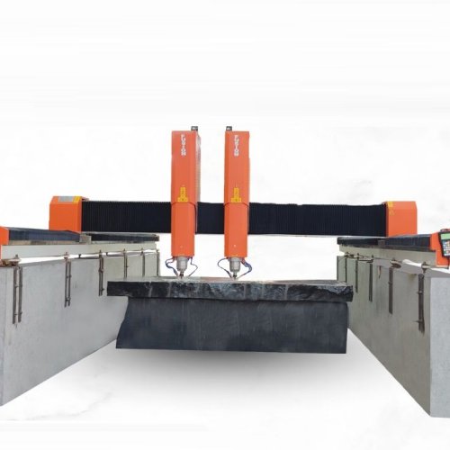 3 Axis Dual Head  Post CNC Router