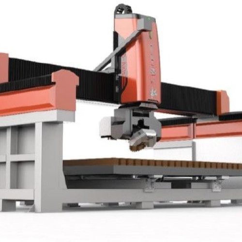 CNC 5 Axis Bridge Saw Machine