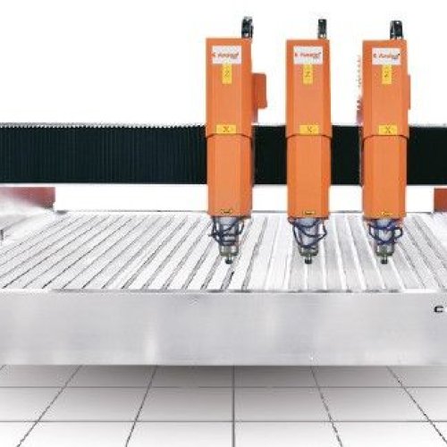 Three Head Horizontal CNC Cutting Machine