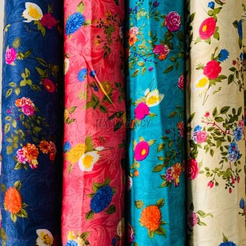 Rayon Printed Fabric