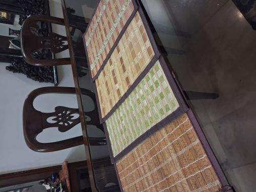 Bamboo Dining Table Set- Size 12x18inch Reversible