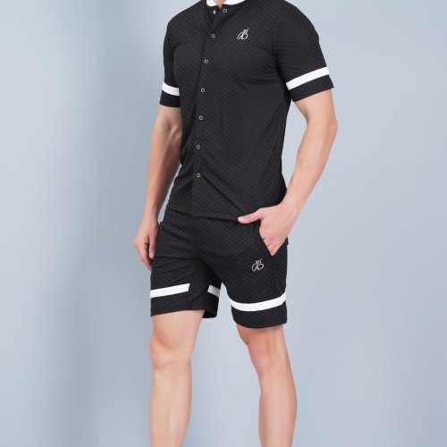 Mens Black Co-ord Set