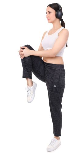 Women Jacquard Track Pants