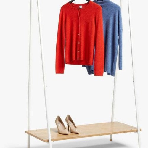 Bamboo Garment Display Rack