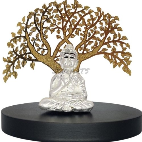 Decorative Silver Plated Buddha Idols