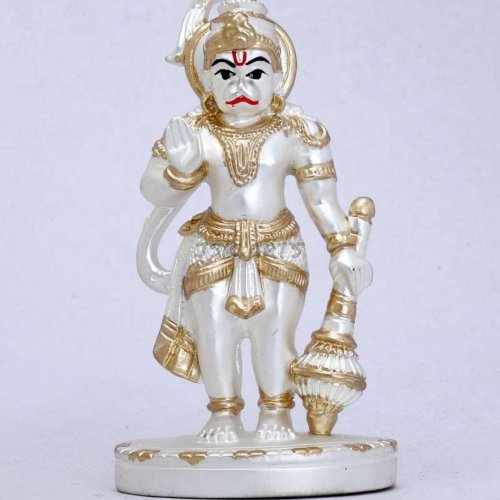 Silver Lord Hanuman Statue