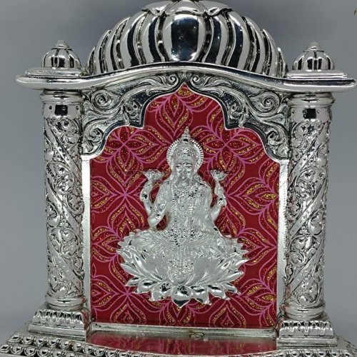 Silver Plated Laxmi Photo Frame