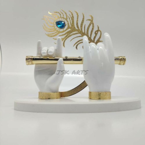 White Krishna Divine Hand Idol