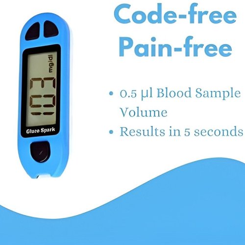 Glucospark Sugar Test Machine For Diabetes Care | Blood Glucose Monitoring Device For Every Day