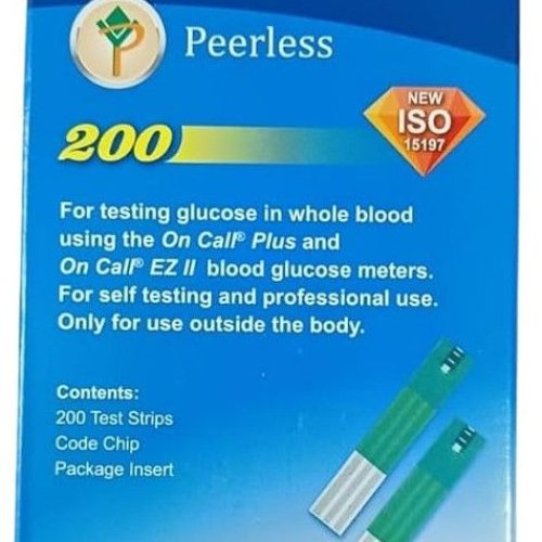 On Call Plus Blood Glucose Test Strips 200 Strips