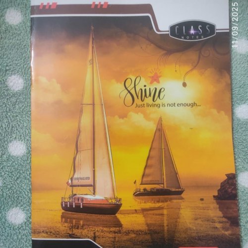 152 Pages Class Notebook