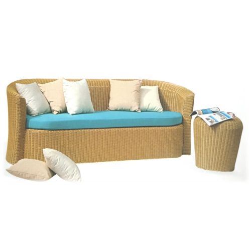 3 Seater Outdoor HDPE Rattan Sofa