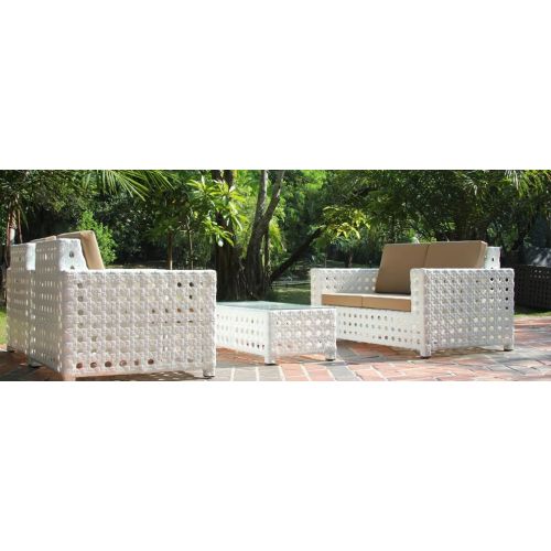 HDPE Synthetic Rattan Outdoor Sofa Set