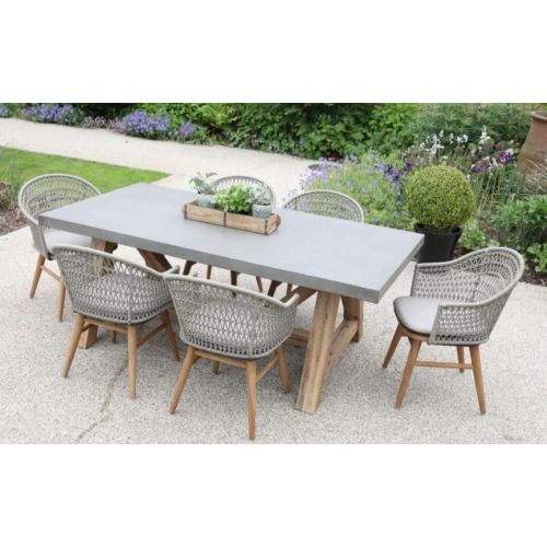 Teak Wood Outdoor Garden Dinning Table Set