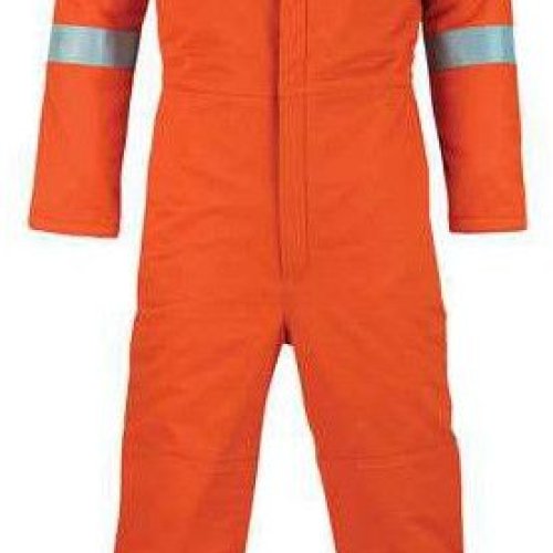 Orange High Visibility Safety Coverall