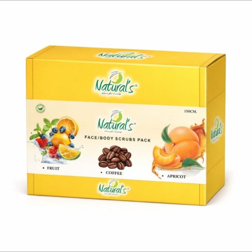 Natural\'S Care For Beauty Face/body Scrub Pack of 3 | Fruit, Coffee &AMP; Apricot