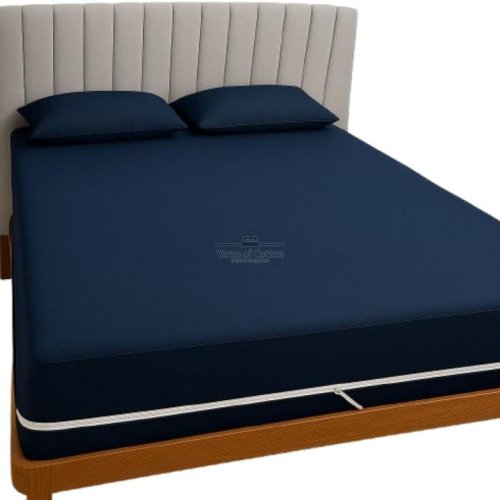 Blue Zipper Fitted Bed Sheets