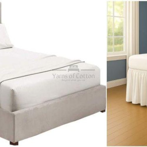 Twin XL 40 White Bed Sheet Set