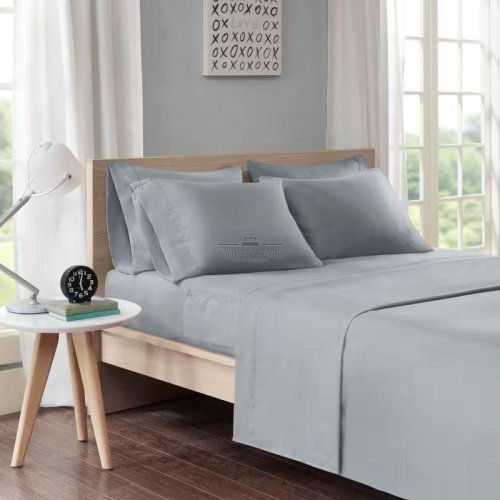 Extra Long 32 Grey Bed Sheet Set