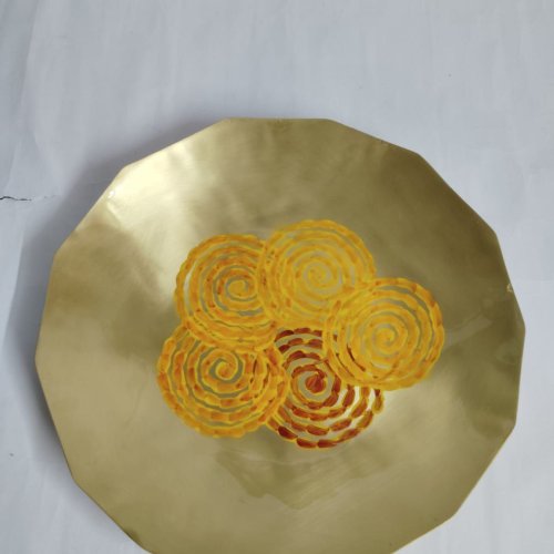 Brass Hand Paint Tray