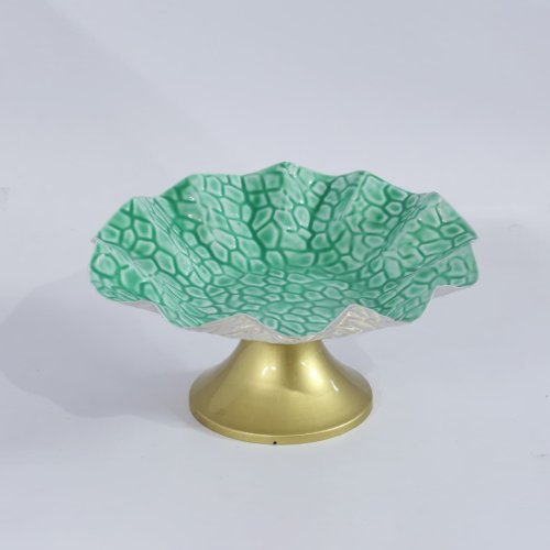 Hammered Enamel Serving Bowl