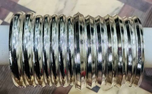Handmade Plain Silver Kada
