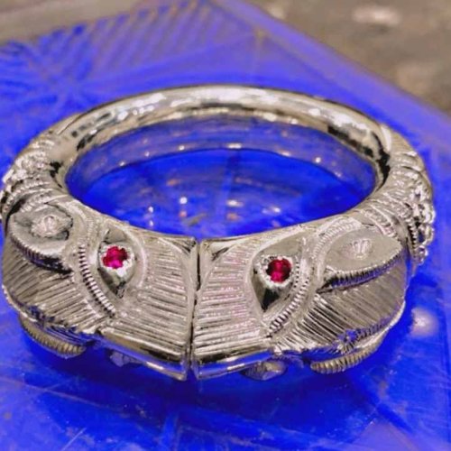 Nomuki Thick Silver Kada