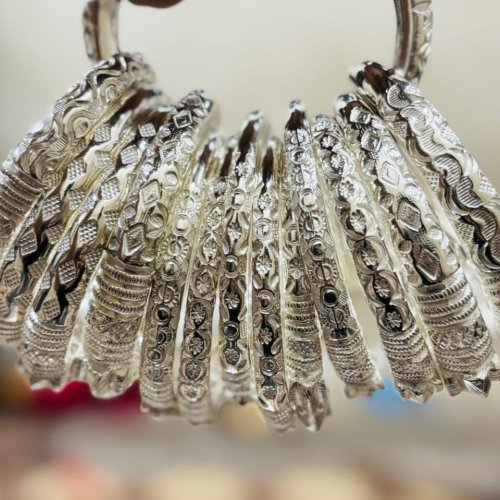 Traditional Sterling Silver Bangle