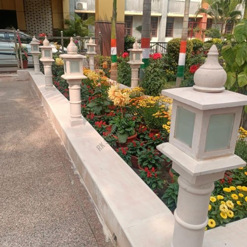 Contemporary White Sandstone Lamp