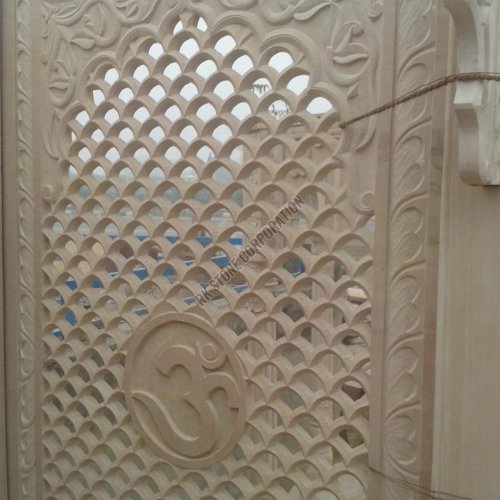 Designer Sandstone Grill for Temple Designer Sandstone Grill for Temple