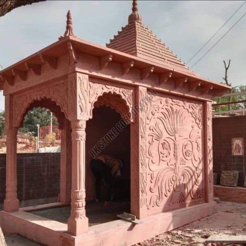 Hand Carved Sandstone Temple