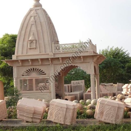 Handcrafted Sandstone Temple